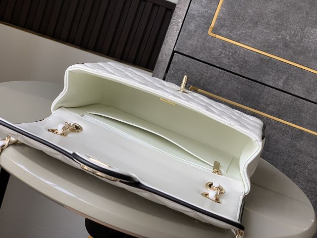 CC original lambskin flap bag AS5150 white