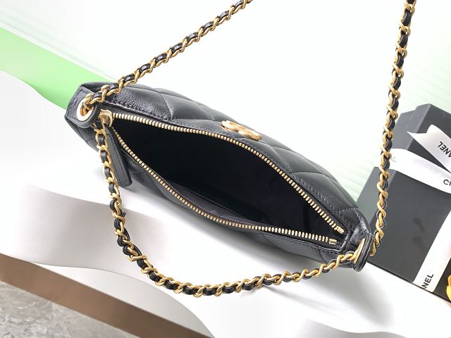 CC original lambskin small hobo bag AS5528 black