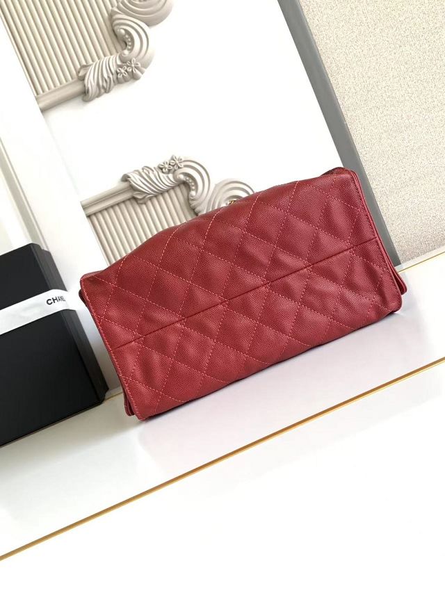 CC original grained calfskin 25 small handbag AS5293 bordeaux