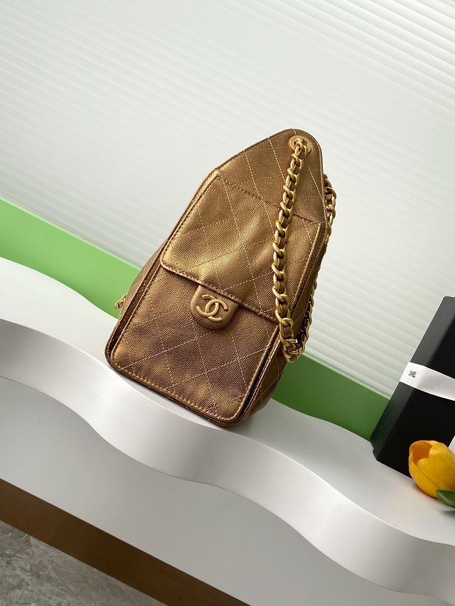 CC original grained calfskin 25 small handbag AS5293 gold