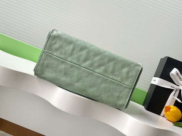 CC original grained calfskin 25 small handbag AS5293 green