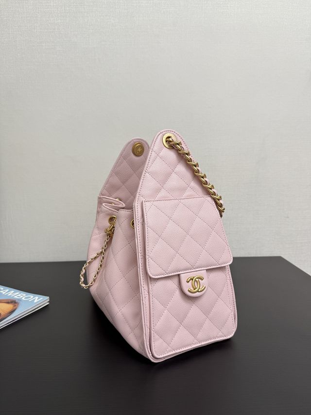 CC original grained calfskin 25 small handbag AS5293 light pink