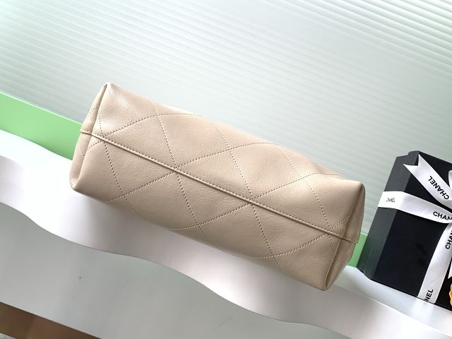 CC original lambskin large hobo handbag AS5425 beige