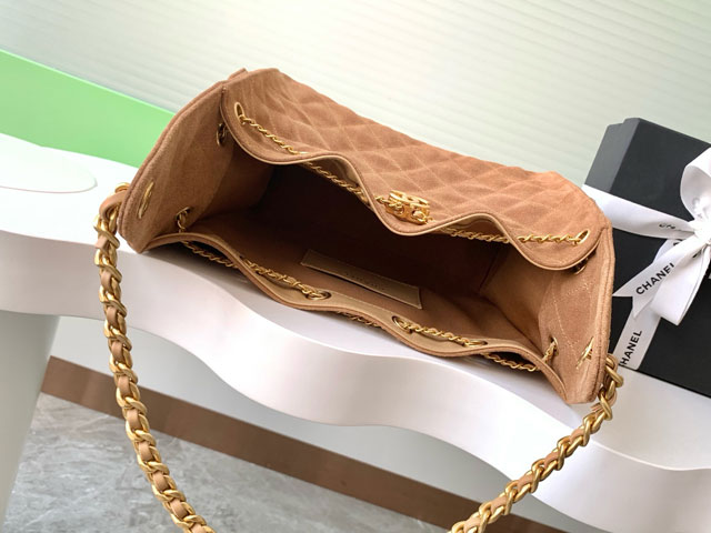 CC original suede 25 small handbag AS5293 brown