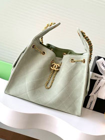 CC original suede 25 small handbag AS5293 light green