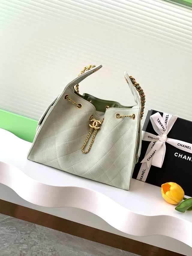 CC original suede 25 small handbag AS5293 light green