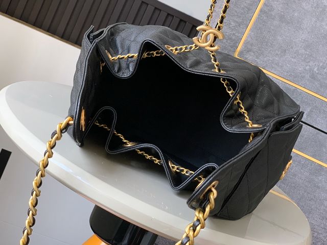 CC original grained calfskin 25 medium handbag AS5311 black