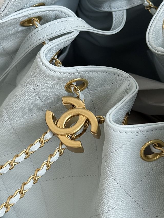 CC original grained calfskin 25 medium handbag AS5311 light blue