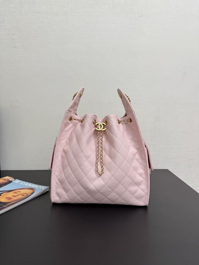 CC original grained calfskin 25 medium handbag AS5311 light pink