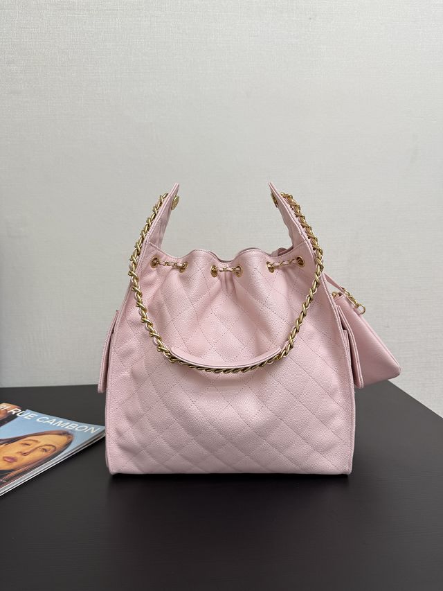 CC original grained calfskin 25 medium handbag AS5311 light pink