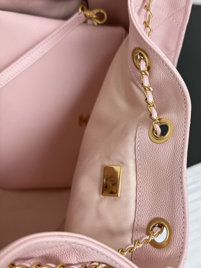 CC original grained calfskin 25 medium handbag AS5311 light pink