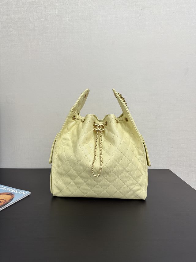 CC original grained calfskin 25 medium handbag AS5311 yellow