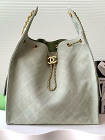 CC original suede 25 medium handbag AS5311 light green