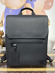 Louis vuitton original calfskin fastline backpack M21367 black