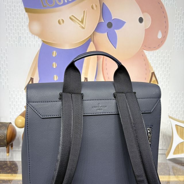 Louis vuitton original calfskin fastline backpack M21367 blue