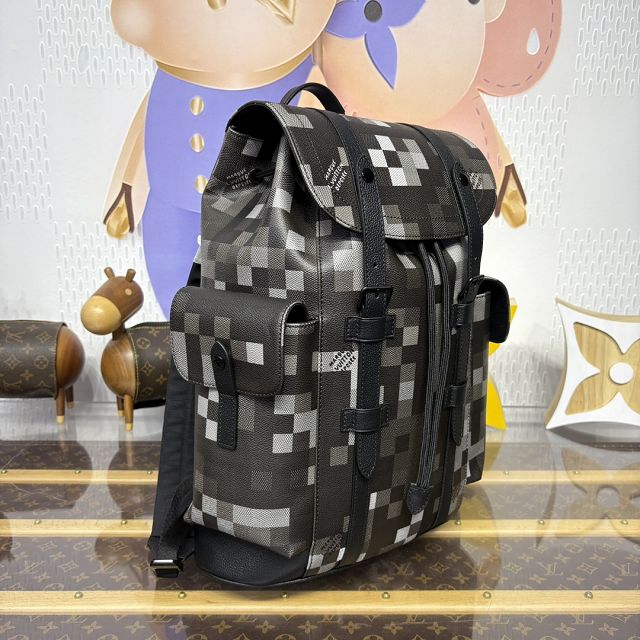 Louis vuitton original damier ebene christopher backpack mm M14952