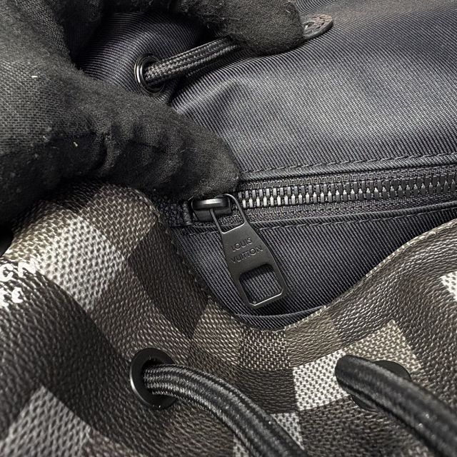 Louis vuitton original damier ebene christopher backpack mm M14952