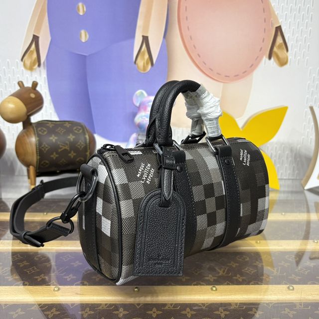 Louis vuitton original damier ebene keepall 25 M14919