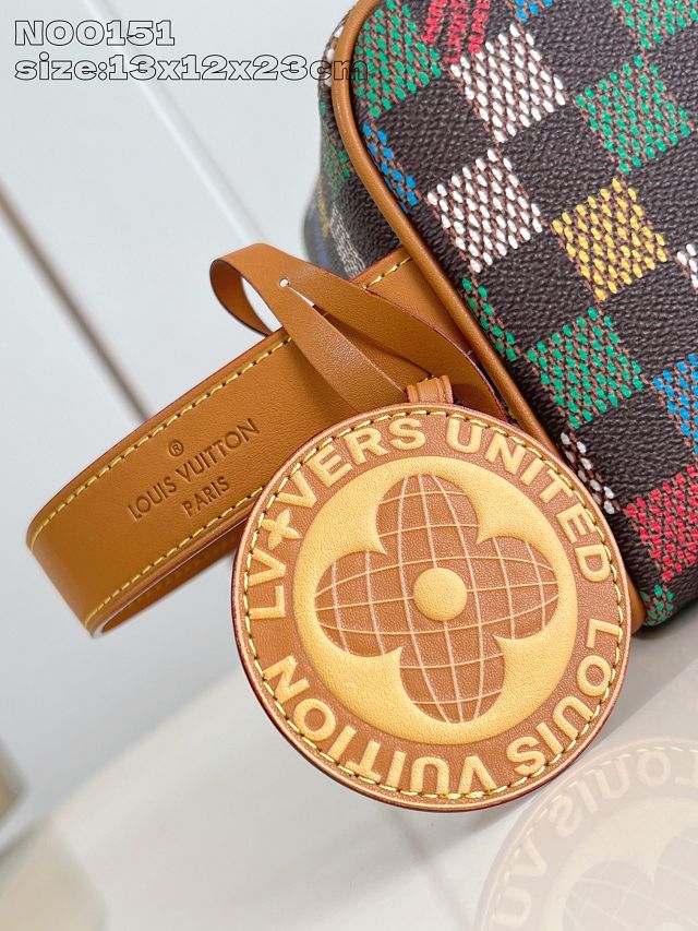 Louis vuitton original damier ebene locker dopp kit N00151