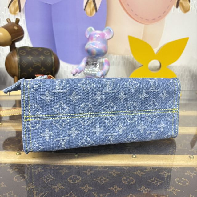 Louis vuitton original denim onthego pm M14633 blue