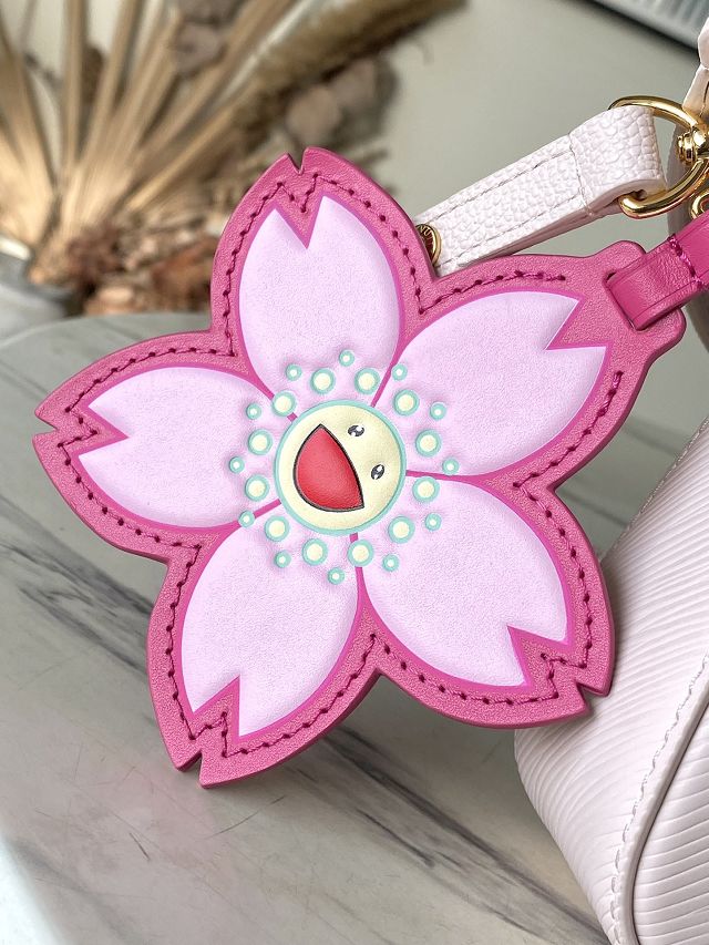 Louis vuitton original epi leather marellini bag M13101 white