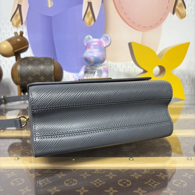 Louis vuitton original epi leather twist mm M14059 grey