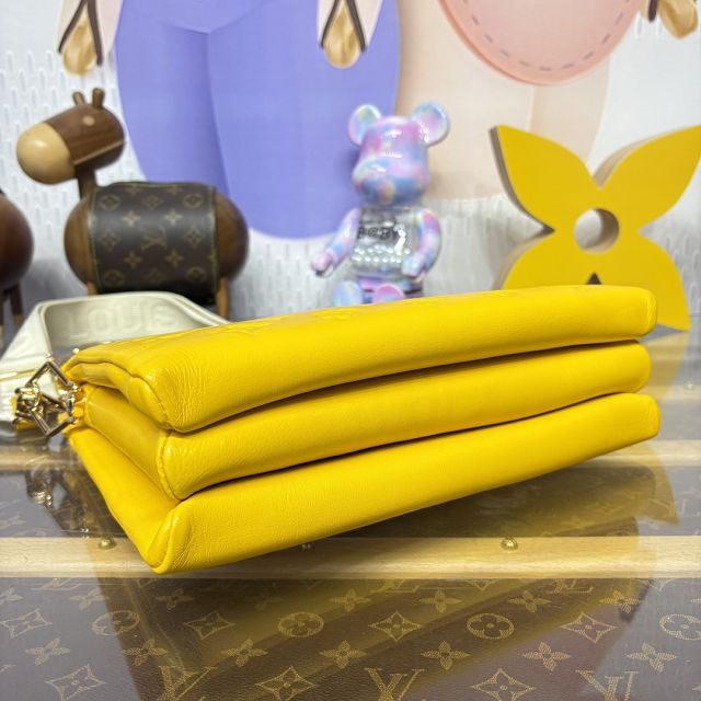 Louis vuitton original lambskin coussin pm bag M20738 yellow
