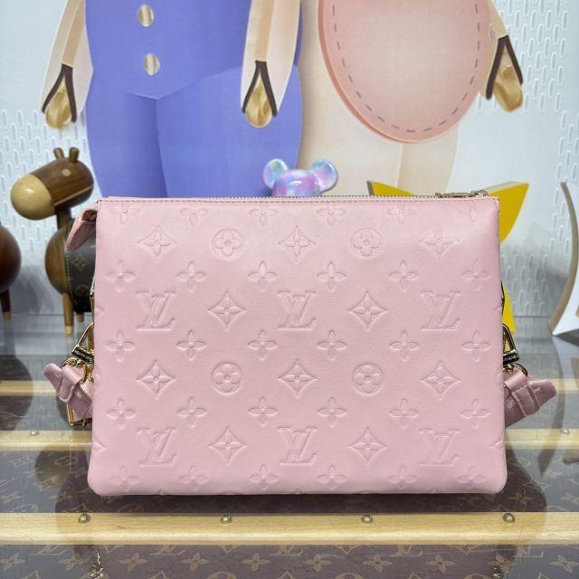 Louis vuitton original lambskin coussin pm bag M20760 light pink