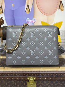 Louis vuitton original lambskin coussin pm bag M20771 grey