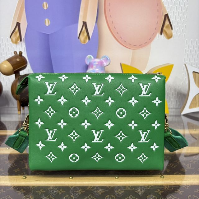 Louis vuitton original lambskin coussin pm bag M20843 green