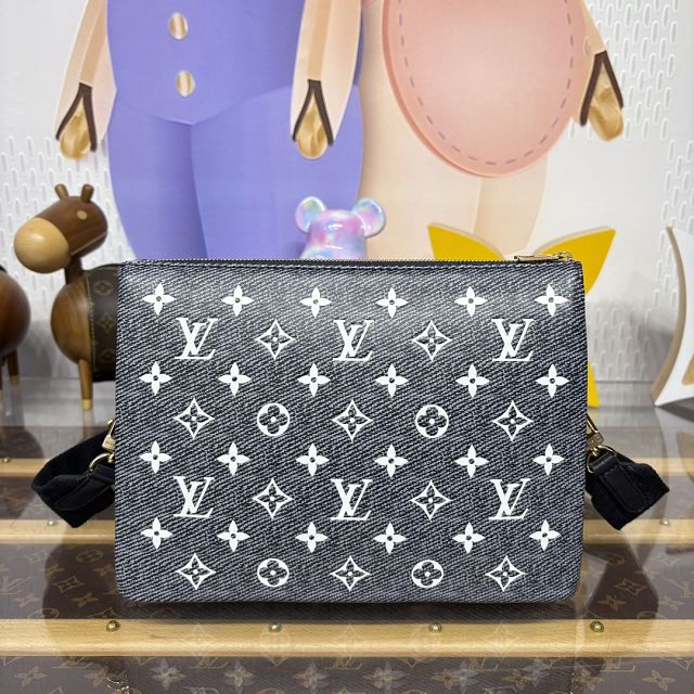 Louis vuitton original lambskin coussin pm bag M23071 dark blue