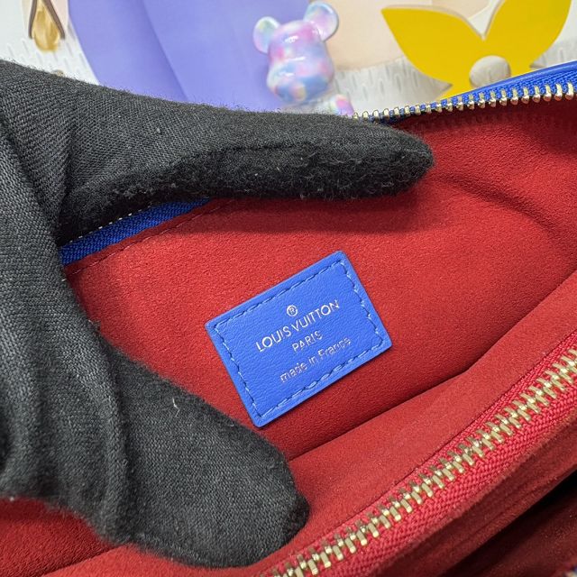 Louis vuitton original lambskin coussin pm bag M57790 blue