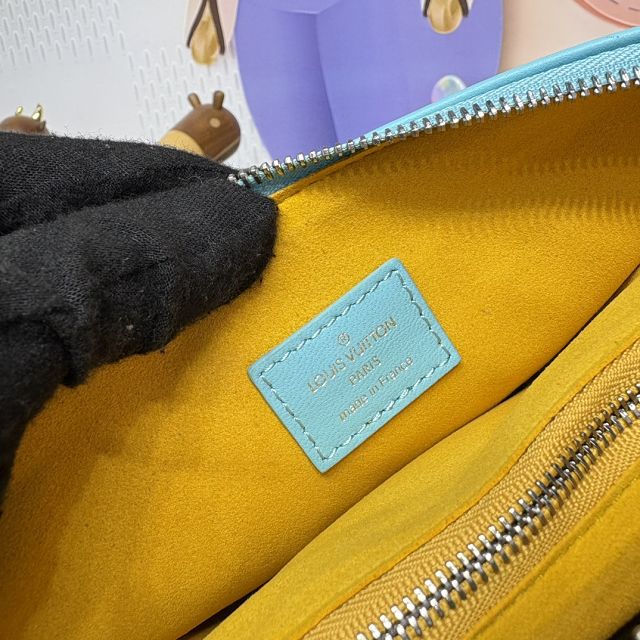 Louis vuitton original lambskin coussin pm bag M59392 blue