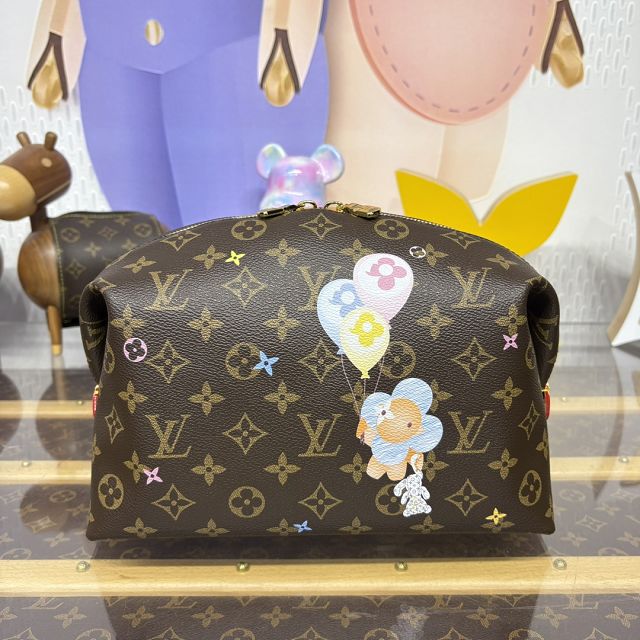 Louis vuitton original monogram canvas cosmetic pouch GM M14891