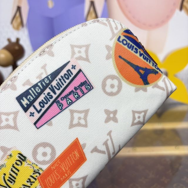 Louis vuitton original monogram canvas cosmetic pouch pm  M14909