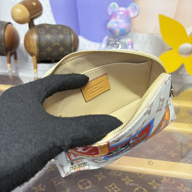 Louis vuitton original monogram canvas cosmetic pouch pm  M14909