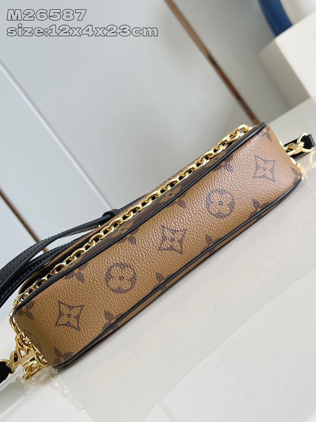 Louis vuitton original monogram reverse wallet on chain Ivy M26587