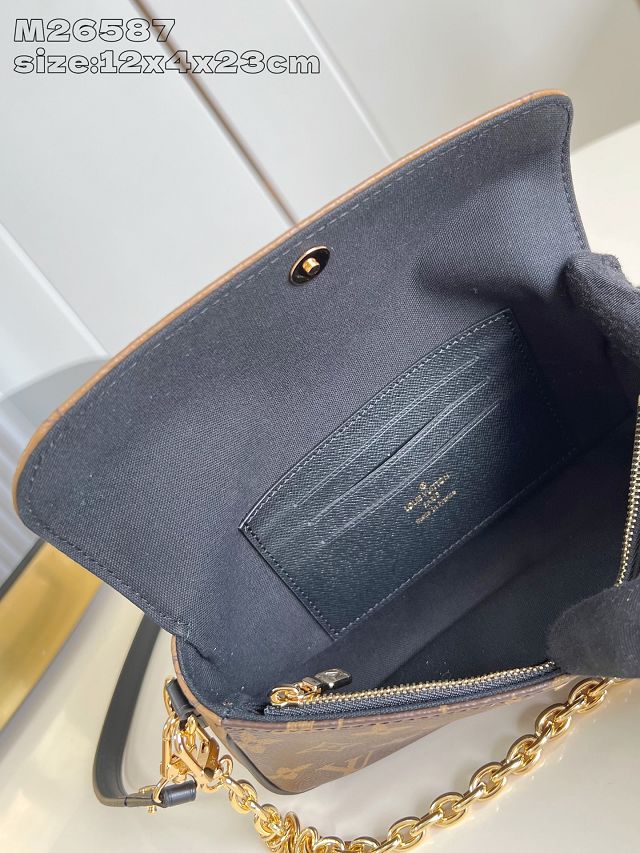 Louis vuitton original monogram reverse wallet on chain Ivy M26587