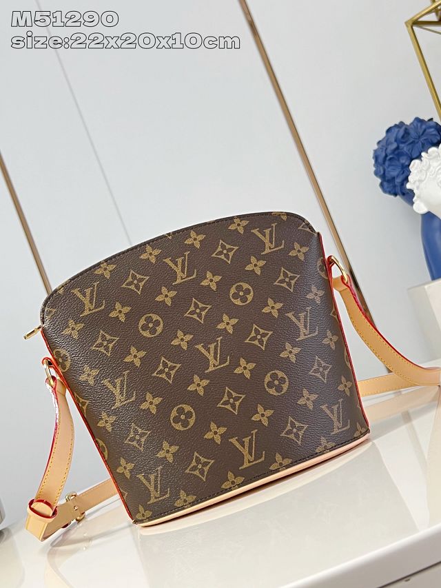 Louis vuitton monogram canvas bucket noe M51290 blue