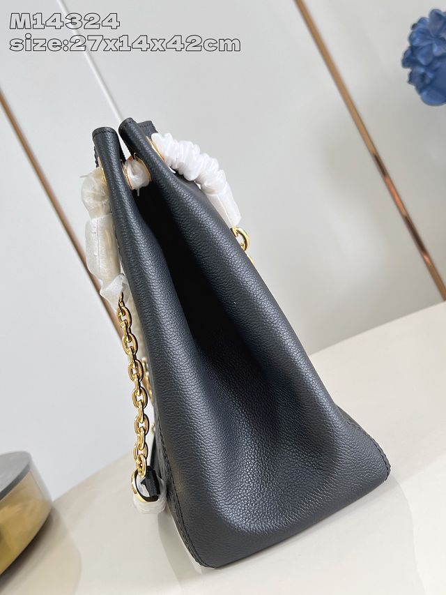 Louis vuitton original calfskin anytime MM M14324 black 