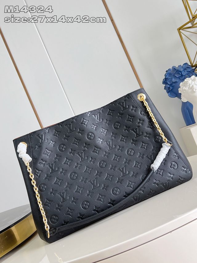 Louis vuitton original calfskin anytime MM M14324 black 