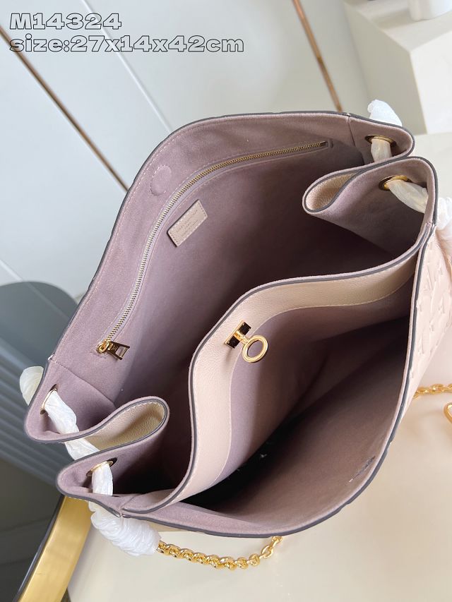 Louis vuitton original calfskin anytime MM M14658 sand