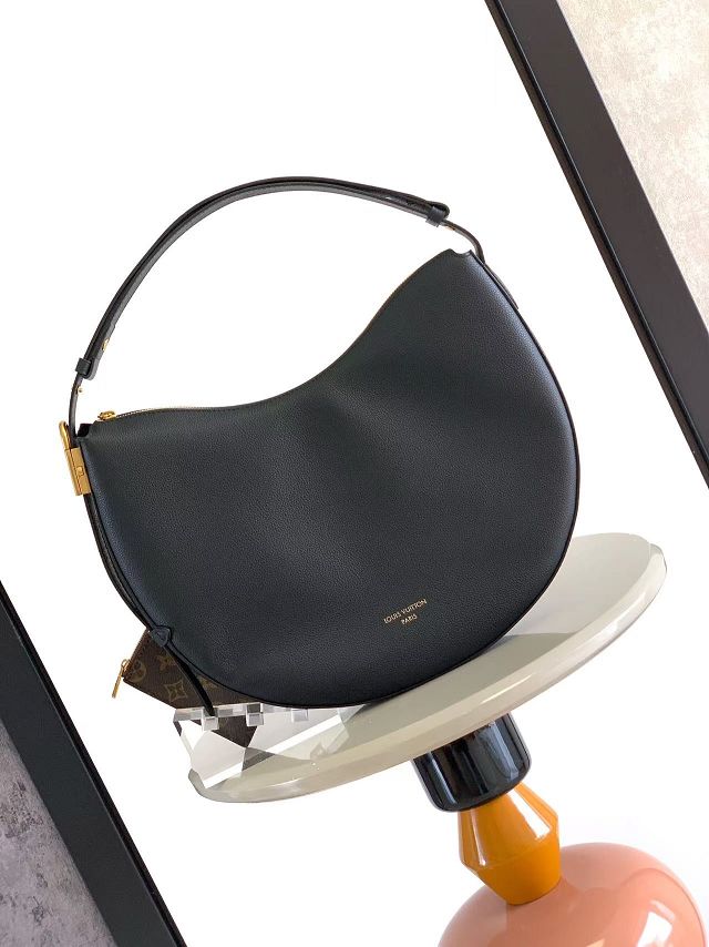 Louis vuitton original calfskin low key cookie MM M14417 black