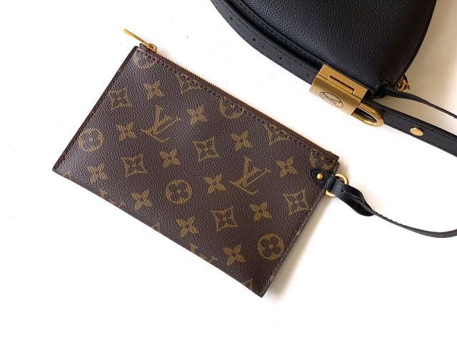 Louis vuitton original calfskin low key cookie MM M14417 black
