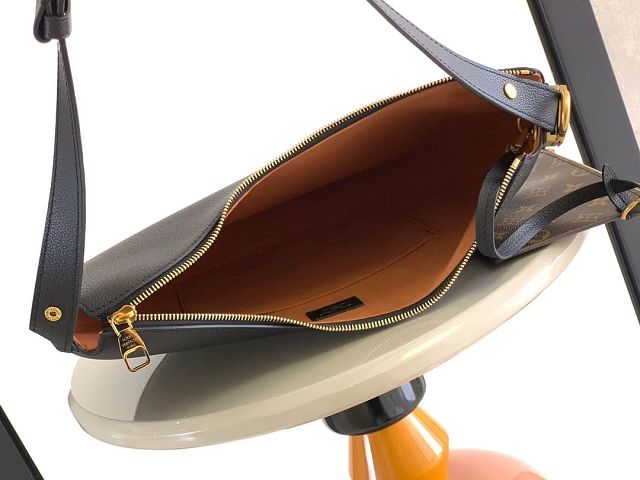 Louis vuitton original calfskin low key cookie MM M14417 black