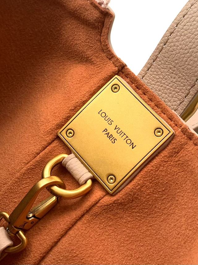 Louis vuitton original calfskin low key cookie MM M14635 walnut