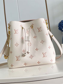 Louis vuitton original calfskin neonoe mm M14401 white