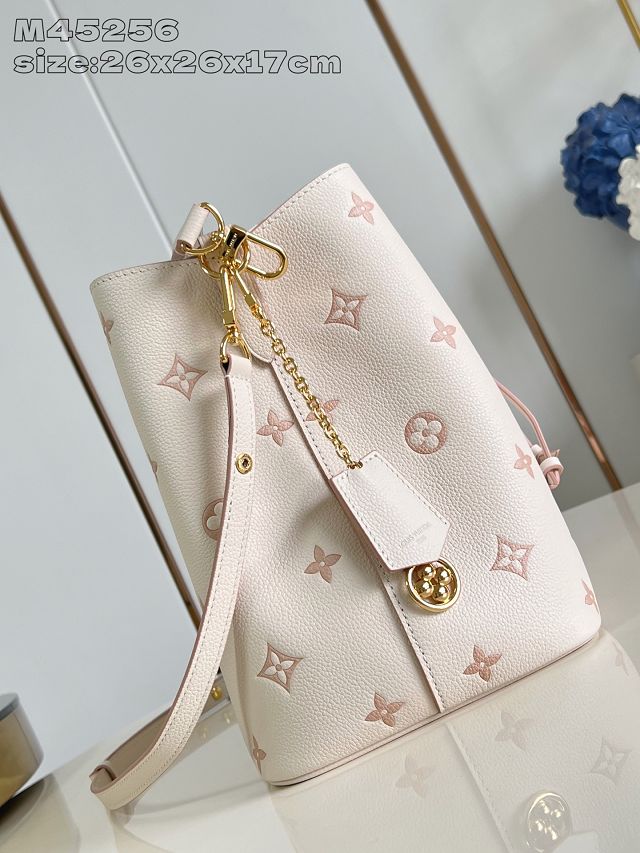 Louis vuitton original calfskin neonoe mm M14401 white