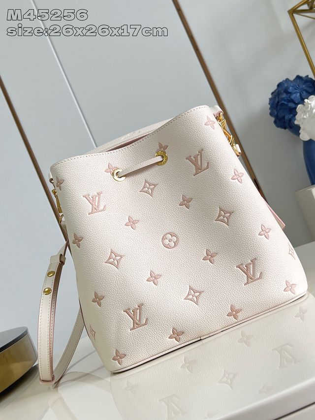 Louis vuitton original calfskin neonoe mm M14401 white