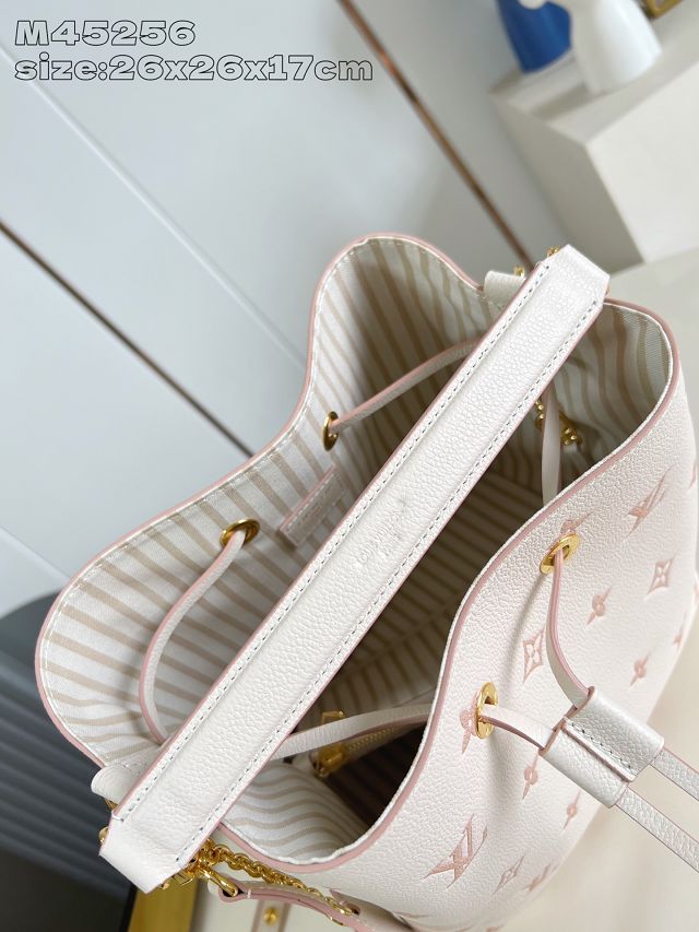 Louis vuitton original calfskin neonoe mm M14401 white